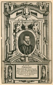 Dr. John Donne, pozdější děkan katedrálního kostela sv. Pavla v Londýně od Mattaus the Younger Merian