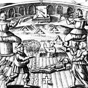 Osmý klíč Basila Valentina, z knihy "Von dem grossen Stein Uhralten" od Basila Valentina, Štrasburk, 1651 od Mattaus the Younger Merian
