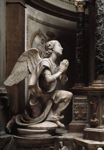Mramorová socha Angel in Adoration od Mattea Civitaliho (1436-1501) od Matteo Civitali
