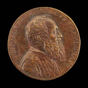 Tommaso Rangone, 1493-1577, lékař z Ravenny [avers], 1562.
