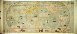 Kunyu Wanguo Quantu Mapa nesčetných zemí světa, 1602. od Matteo Ricci