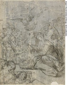 Narození od Matteo Rosselli