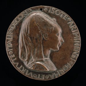Isotta degli Atti, 14321433-1474, milenka 1446, poté manželka po roce 1453 Sigismonda Malatesty [obv