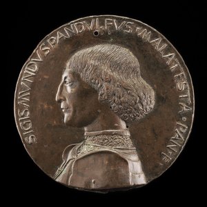 Sigismondo Pandolfo Malatesta, 1417-1468, Pán Rimini a Fano [avers], 1446.