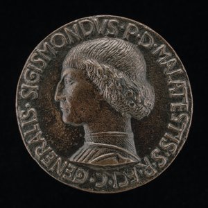 Sigismondo Pandolfo Malatesta, 1417-1468, Pán Rimini a Fano [avers], 1446.