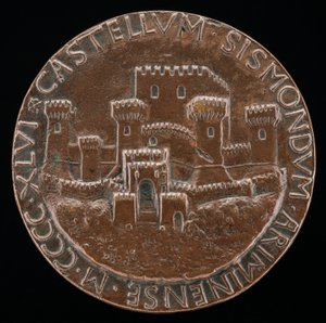 Hrad Rimini [reverse], 1446. od Matteo di Andrea de Pasti