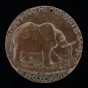 Slon Malatesta na louce [reverse], 1446.