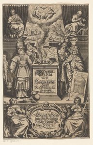 Nabídněte van a lam čtyřem mužům Titulní strana pro: Martin Luther. Biblia to je celé Písmo svaté přeložené D. Martinem Lutherem, s.a. od Matthäus Merian (I)