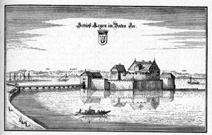 Argen - výňatek z Topographia Sueviae (Schwaben) od Matthaus Merian