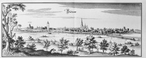 Bützow od Matthaus Merian