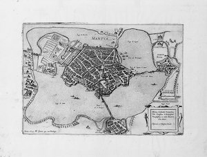 Mantova, 1629 od Matthaus Greuter