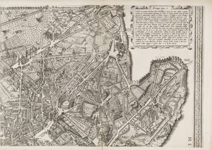 Mapa Říma, pravá horní část