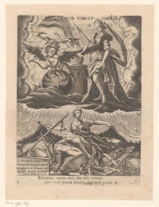 Triomf der liefde Amor vincit omnia (název na objektu) Zes triomfen van Petrarca (název série)