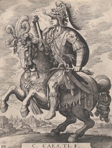 Deska 4: Císař Gaius na koni, z 
