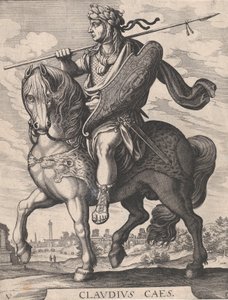 Deska 5: Císař Claudius na koni, z 