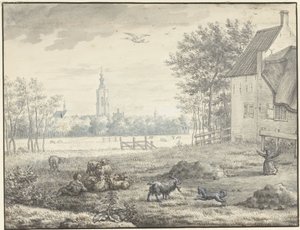 Pohled na Haag od Mattheus Verheyden