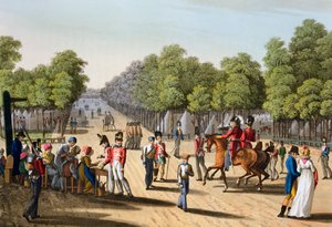 „Tábor britské armády v Bois de Boulogne“, Paříž, 1815 1817