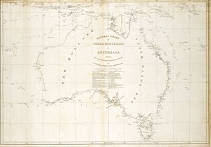Mapa Austrálie