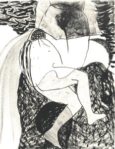 Des Bêtes" Artist Book 3, 2018 (litografie)
