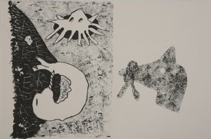 poslední x, 2009 (litografie) od Matthew Hilton