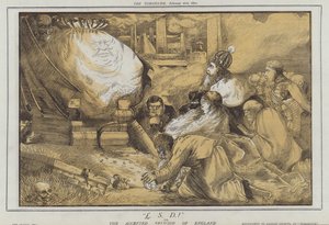 £. S. D. aneb The Accepted Religion of England (barevné lito) od Matthew