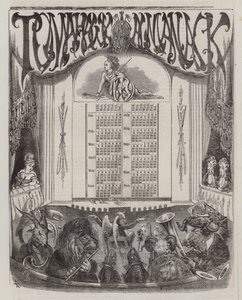 Tomahawk Almanach pro rok 1869 (barevné lito) od Matthew
