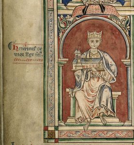 Jindřich I. Anglický Z Historia Anglorum, Chronica majora