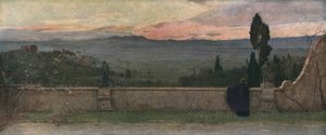 Val DArno: Večer, c1901, c1930.