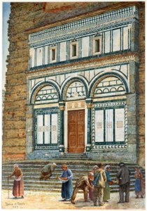 Badia z Fiesole, Florencie, Itálie od Matthew Thomas Rooke