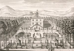 Dům a zahrada, 1715 od Matthias Diesel