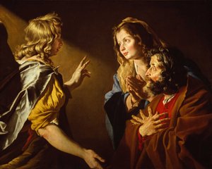 Oznámení o Samsonově narození, c. 1630-1631.