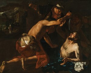 Podobenství o milosrdném Samaritánovi, c. 1630-1631. od Matthias Stomer