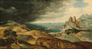 Umučení svaté Kateřiny, c. 1540 od Matthijs Cock