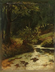 Brook in the Woods poblíž Oosterbeek Potok v lese poblíž Oosterbeek od Matthijs Maris