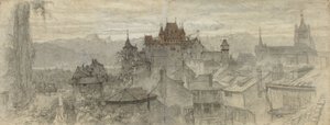 Pohled na Lausanne II od Matthijs Maris