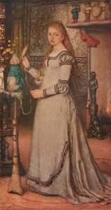 Dívka s distaffem, c1873