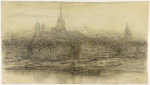 Pohled na Rouen