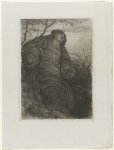 Žena pod stromem Paní ze Shalott od Matthijs Maris