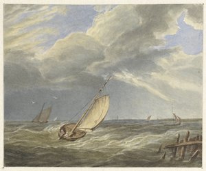 přímořská krajina od Matthijs Maris