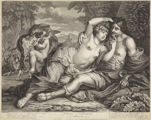 Venuše a Adonis od Matthijs Pool