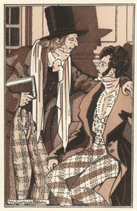 Ilustrace pro Scenes de la Vie de Boheme od Henriho Murgera (litho) od Maurice Berty