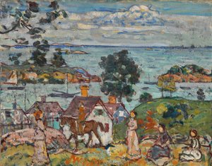 Gloucesterský přístav od Maurice Brazil Prendergast