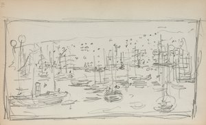 Italský náčrtník: Harbour strana 78, 1898-1899. od Maurice Brazil Prendergast