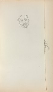 Italský náčrtník: Head of a Man strana 221, 1898-1899. od Maurice Brazil Prendergast