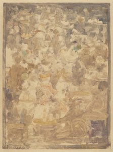Scéna venkovní kavárny, 19001905. od Maurice Brazil Prendergast