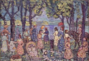 Léto, Nová Anglie, 1912. od Maurice Brazil Prendergast