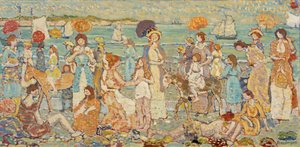 Pláž "č. 3""" od Maurice Brazil Prendergast