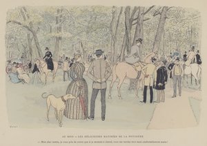 Ilustrace pro Paris Brillant (barevné lito) od Maurice Charles Mathieu Bonvoisin