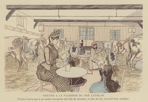 Ilustrace pro Paris Brillant (barevné lito) od Maurice Charles Mathieu Bonvoisin