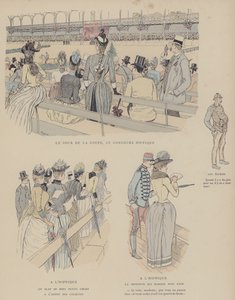 Ilustrace pro Paris Brillant (barevné lito) od Maurice Charles Mathieu Bonvoisin